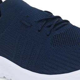 The Roadster Lifestyle Co. Women Navy Blue Woven Design Lightweight Slip On Sneakers image 5