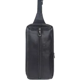 THE CLOWNFISH Black Structured Handheld Bag with Cut Work-picture-35
