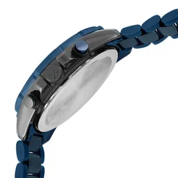 EXTRI Men Textured Dial & Stainless-Steel Straps Analogue Chronograph Watch X6071-D image 3