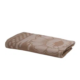 FABINALIV Brown Abstract Printed 450 GSM Cotton Bath Towel image 3