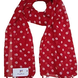fusfus Women's Printed Scarf and Stoles, (Multicolor, FS10129) - Pack of 6 image 5
