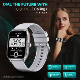 Timex iConnect Calling+ 2.01” TFT Display Unisex Smartwatch-TWIXW502T (Medium) image 1