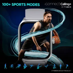 Timex iConnect Calling+ 2.01” TFT Display Unisex Smartwatch-TWIXW502T (Medium) image 5