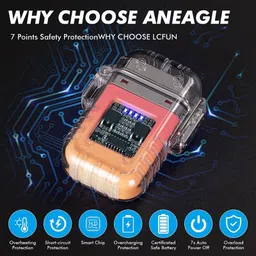 Drumstone 𝟏𝟓 𝐘𝐞𝐚𝐫𝐬 𝐖𝐚𝐫𝐫𝐚𝐧𝐭𝐲 Reliable Flameless Dual Arc Lighter, USB Rechargeable, Waterproof Windproof and LED Flashlight for Camping and Hiking Outdoor Adventures. image 5