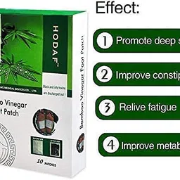 WROXTY Foot Pads for Stress Relief Sleep - Remove Toxins, Rest and Pain Free, Premium Organic Adhesive Foot Patches (2) image 5