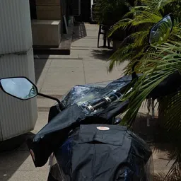 Vibgyor products Waterproof Bike, Scooty Handle and Tank Cover all bikes Dust Proof Cover Protects from Rain and Sunlight Uv Proof | Safe Your Handle Combo Best for Monsoon Season, Rexine image 2