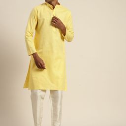 SOJANYA Solid Mandarin Collar Straight Kurta-picture-44
