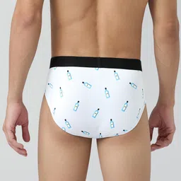 XYXX Men Conversational Printed Cotton Basic Brief XYBRF205 image 4