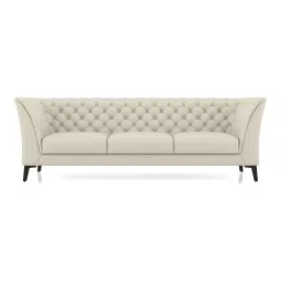 Weston 3 Seater Premium Italian Leather Sofa In Creme Frainche-image-89