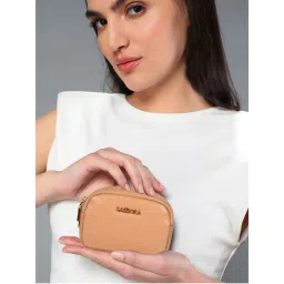 Sassora Peach Genuine Leather Women Coin Pouch (S)-image-87