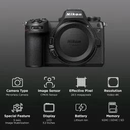 Nikon Z6III 24.5MP Mirrorless Camera (Body only, 35.9 x 23.9 mm Sensor, WiFi Available) image 2