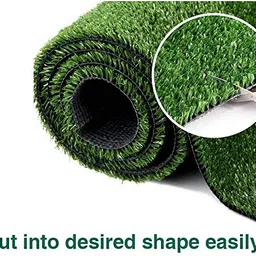 lita Artificial Grass Turf Lawn-3 Feet x 10 Feet, 0.4" Indoor Outdoor Rug Synthetic Grass Mat Fake Grass image 5