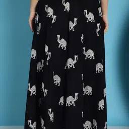 TAG 7 Printed Pure Cotton Flared Palazzo image 2