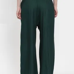 TAG 7 Women Pack of 2 Solid Flared Palazzos image 3