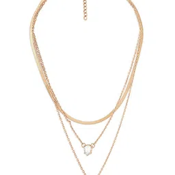 AMI Gold-Plated Beaded Layered Chain image 2
