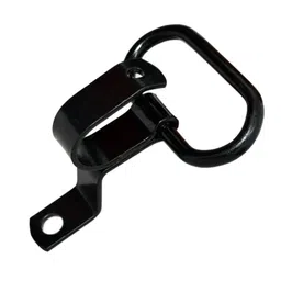 ZOOOMY Bike Pillion Holder Hook Hanger Heavy Quality 280 Grams (Black) Compatible with Royal Enfield Battle Green image 3