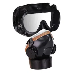 OXGO Respirator Mask Half Face Gas Mask with Safety Glasses Reusable Professional Breathing Protection Against Dust Chemicals Pesticide Organic Vapours, Perfect for Painters and DIY Project image 4