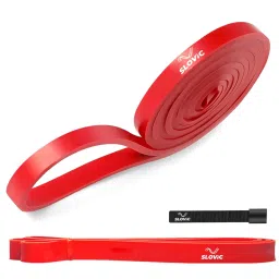 Slovic Resistance TPE Bands for Workout- Red | Resistance Band Set | Exercise Band for Home Gym Fitness | Pull Up Band | Loop Band | Stretching Band | Gym Band for Men & Women | Heavy Duty Material-picture-19