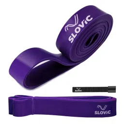 Slovic Resistance TPE Bands for Workout- Purple | Resistance Band Set | Exercise Band for Home Gym Fitness | Pull Up Band | Loop Band | Stretching Band | Gym Band for Men & Women | Heavy Duty Material-image-25