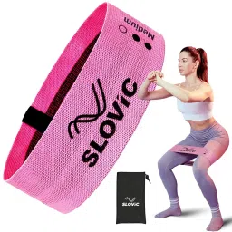 SLOVIC Resistance Bands for Workout for Women With 30+ Workout Guide (15-35 Lbs) Anti Slip Loop Hip Band for Women & Men Mini-Loop Booty Bands for Glutes and Squats Exercise, Suitable for Home & Gym-image-51