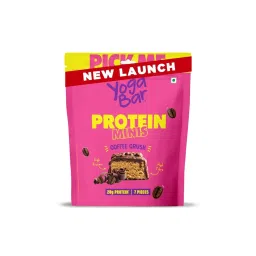 yogabars Yogabar Protein Minis, 4g Protein Bar (7 Bars, Coffee Crush) | Dark Chocolate Bar with no Trans Fat | Healthy Snacks for Kids & Adults | Goodness of Peanuts | Rich in Protein & Fiber-picture-12