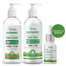CGG Cosmetics Niacinamide Serum In Body Lotion - Bodywash With Free Niacinamide Serum Combo-image-32