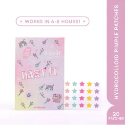 Gush Beauty Dart It Pimple Patches Work in 6-8 Hrs For Acne, Zits And Blemishes - Super Star (5 Colors)-picture-15