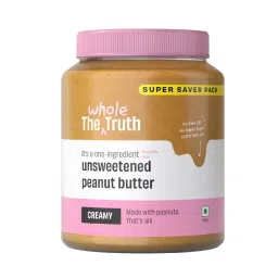 The Whole Truth - Supersaver Pack | Unsweetened Peanut Butter | 925g | Creamy | No Added Sugar | High Protein | No Artificial Sweeteners | No Gluten&Soy | No Preservatives|100% natural protein source-picture-21