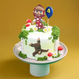 Masha N Bear Playful Cake-image-6