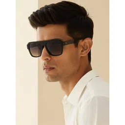 Vincent Chase Grey Gradient Matte Black Full Rim Vincent Chase VCS000559 Sunglasses image 1