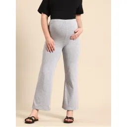 Blush9 Maternity Grey Colour Maternity Palazzo-picture-19