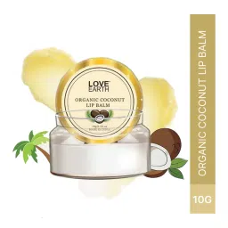 Love Earth Coconut Lip Balm for Dry & Chapped Lips with Vitamin E Shea Butter & Cocoa Butter-picture-21