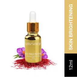 Soulflower Kumkumadi Tailam Saffron Night Serum Face Oil for Skin Glow, Anti Aging, Dark Spots-image-30