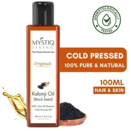 Mystiq Living Kalonji Oil 100% Pure Cold Pressed Oil (Onion Black Seed) for Hair-image-12