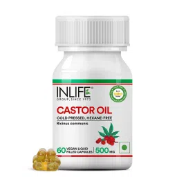 Inlife Castor Oil Supplement 500mg Capsules For Hair And Skin-image-29