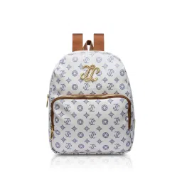 Lavie Signature Womens Off White Printed Conway Backpack (M) image 2