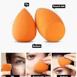 MAKEUP BY SITI Beauty Blender New Age Makeup Sponge Tear Drop - Orange-picture-19