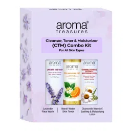 Aroma Treasures Cleanser, Tonner & Moisturiser - CTM Kit-image-0