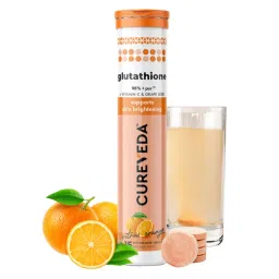 Cureveda Glutathione Supports Skin Brightening Tablets - Citrus Orange-image-54