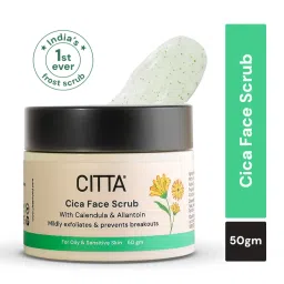CITTA 3in1 Cica Face Scrub For Tan, Dead Skin Removal - India’s 1st Clear Frosted Face Scrub-picture-13