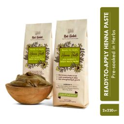 Nat Habit Ready-To-Apply Henna Paste Pre-Soaked In Black Tea, Rosemary Oil & Herbs - Dark Brown-picture-31