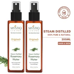 Mystiq Living Rosemary Water Hair Spray for Hair Growth, 100% Pure & Natural - Pack of 2-image-1
