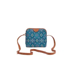 Teal by CHUMBAK Mexico Aztec Sling Bag-image-26