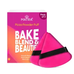 Matra Triangle Powder Pizza Puff With Strap Combo (Color May Vary)-image-76