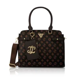 Lavie Signature Pink Womens Mono Napa Satchel Bag (M) image 2