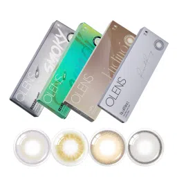 O-Lens Russian Smoky 1Day Coloured Contact Lenses - Gray (0.00)-image-45