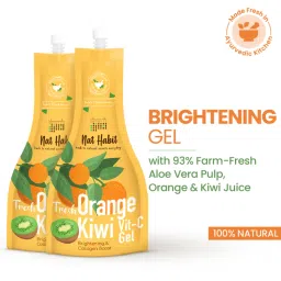 Nat Habit Fresh Orange Kiwi Vit-C Gel for Brightening & Collagen Boost - Pack of 2-picture-13