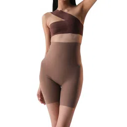 ButtChique Shorty Core Brown Shapewear Thigh Sculpting- Butt-Lift & Back Support image 1