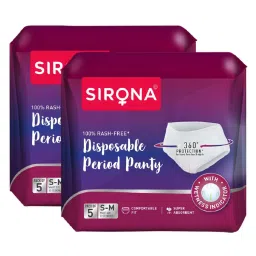 Sirona Disposable Period Panties For Women, Pack Of 10 (S-M) For 360 Degree Protection Upto 12 Hours-picture-11