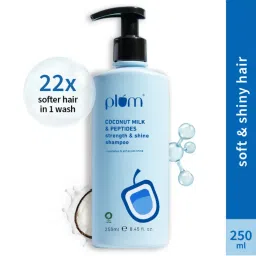Plum Peptides Shampoo with Coconut Milk for Dry & Rough Hair 22x softer hair in 1 wash-picture-43